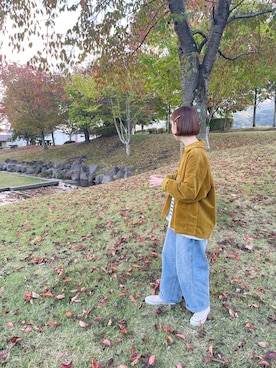 「CONVERSE（コンバース）のアイテム」を使った、とんとんさん（レディース・160cm）の秋コーディネート