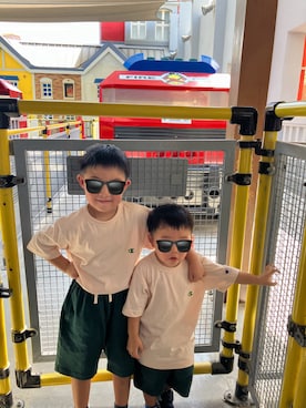 「アイテム（パンツ）」を使った、chiyori421さん（キッズ・110cm）の秋コーディネート