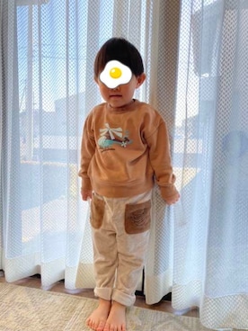 「Samansa Mos2（サマンサ モスモス）のアイテム」を使った、chiyori421さん（キッズ・70cm）の冬コーディネート