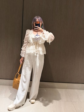 「HERMES（エルメス）のアイテム」を使った、Mujer felizさん（レディース・158cm）の秋コーディネート