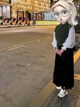 「CHANEL（シャネル）のアイテム」を使った、Mujer felizさん（レディース・158cm）の冬コーディネート