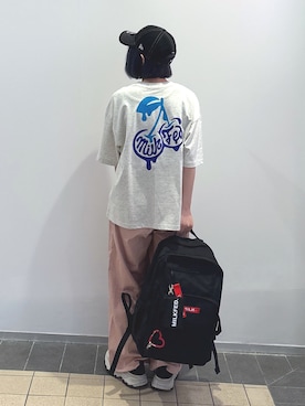 「NEWERA」｜MOMOさん（レディース・150cm）の夏コーディネート