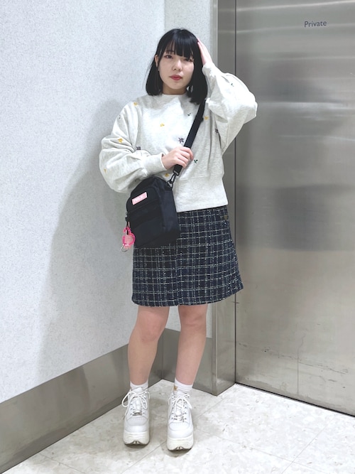 MILK ツイードミニスカート MILK ツイードミニスカート （Double stage SK - MILK MILKBOY