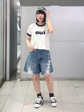 MOMOさん（レディース・150cm）の春コーディネート