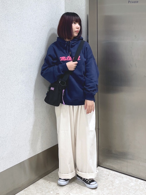 MILKFED. パーカー ICING LOGO BASIC SWEAT HOODIE レディース