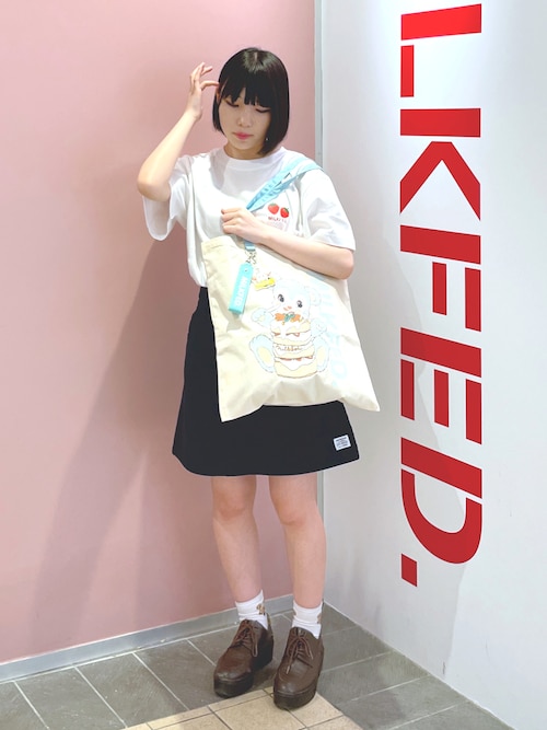【ミルク】 MILKFED.（ミルクフェド）の「PIXEL STRAWBERRY S/S TEE（T