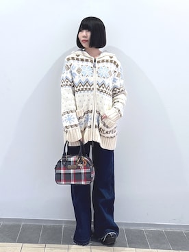 MOMOさん（レディース・150cm）の冬コーディネート