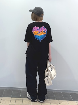 「MILKFED.」｜MOMOさん（レディース・150cm）の夏コーディネート