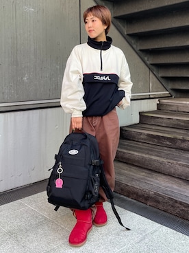 めいさん（レディース・154cm）の冬コーディネート