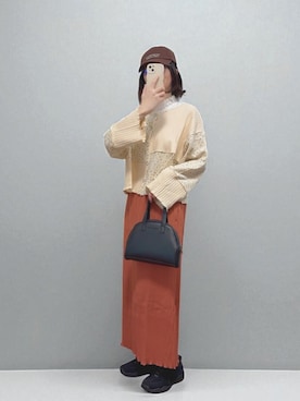 「Crisp（クリスプ）のアイテム」を使った、りせさん（レディース・157cm）の秋コーディネート