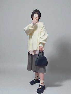 「Crisp（クリスプ）のアイテム」を使った、りせさん（レディース・157cm）の秋コーディネート