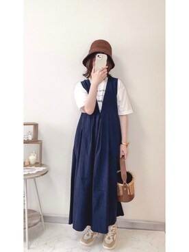 りせさん（レディース・157cm）の夏コーディネート