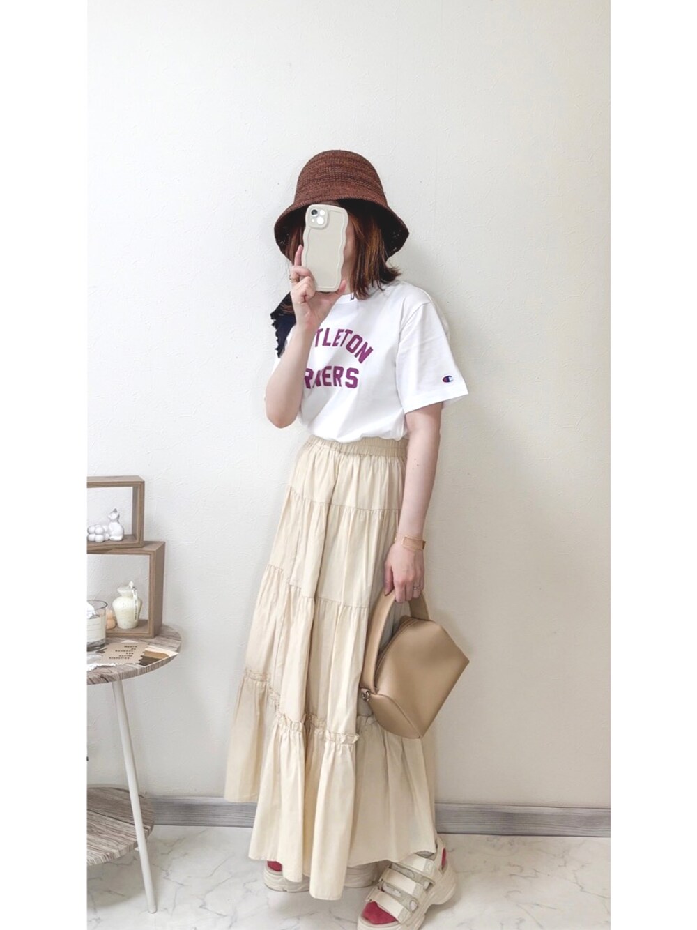 みはページ ザツザイバケットHAT2 185658を使った人気ファッション