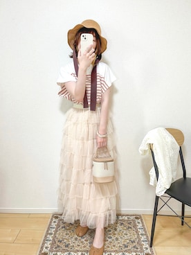 りせさん（レディース・157cm）の夏コーディネート