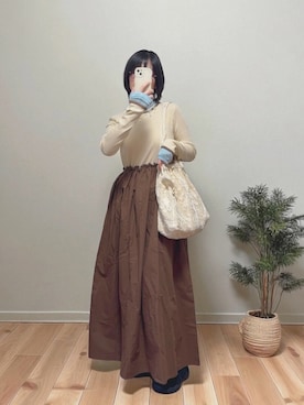 「アイテム（ワンピース/ドレス）」を使った、りせさん（レディース・157cm）の秋コーディネート