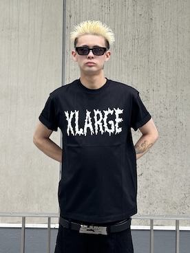 「XLARGE（エクストララージ）のアイテム」を使った、TIGERさん（メンズ・174cm）の夏コーディネート