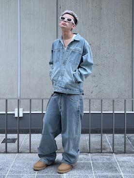 「XLARGE（エクストララージ）のアイテム」を使った、TIGERさん（メンズ・174cm）の秋コーディネート