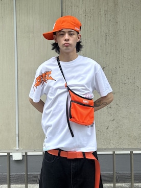 「XLARGE（エクストララージ）のアイテム」を使った、TIGERさん（メンズ・174cm）の夏コーディネート