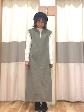 risaさん(レディース・154cm)の冬コーディネート