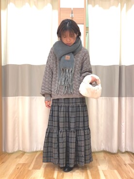 「田中里奈コラボ」｜risaさん（レディース・154cm）の秋コーディネート
