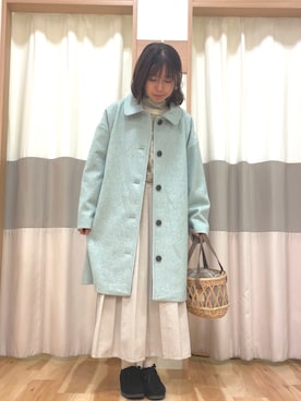 「ナチュラルカラー」｜risaさん（レディース・154cm）の冬コーディネート