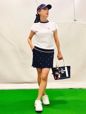 「adabat（アダバット）のアイテム」を使った、lennie12さん（レディース・162cm）の夏コーディネート