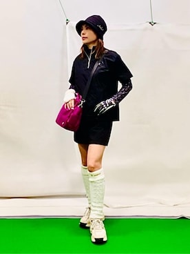 「アイテム（ベルト）」を使った、lennie12さん（レディース・162cm・50代）の冬コーディネート