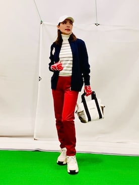 「アイテム（手袋）」を使った、lennie12さん（レディース・162cm）の冬コーディネート