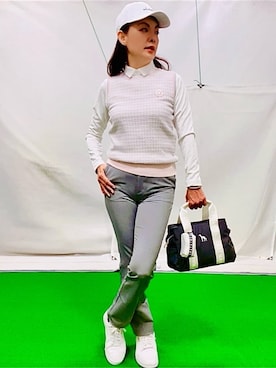 「アイテム（ポーチ）」を使った、lennie12さん（レディース・162cm）の春コーディネート