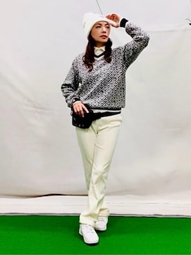 「adabat（アダバット）のアイテム」を使った、lennie12さん（レディース・162cm）の冬コーディネート