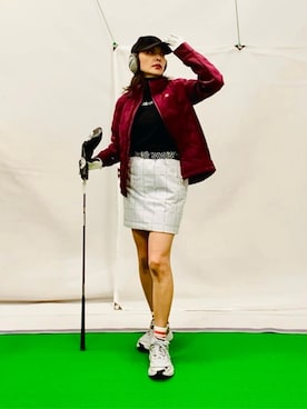 「アイテム（ベルト）」を使った、lennie12さん（レディース・162cm・50代）の冬コーディネート