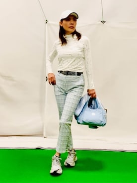 「アイテム（ベルト）」を使った、lennie12さん（レディース・162cm・50代）の冬コーディネート