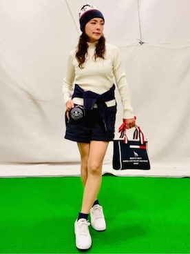 「adabat（アダバット）のアイテム」を使った、lennie12さん（レディース・162cm）の冬コーディネート