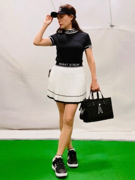 「アイテム（サンバイザー）」を使った、lennie12さん（レディース・162cm）の春コーディネート