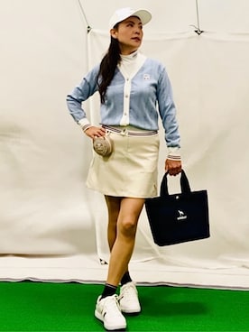 「adabat（アダバット）のアイテム（キャップ）」を使った、lennie12さん（レディース・162cm）の冬コーディネート