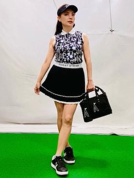 「アイテム（サンバイザー）」を使った、lennie12さん（レディース・162cm）の春コーディネート