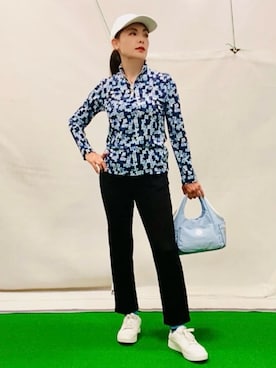 「adabat（アダバット）のラウンディッシュキャップ（キャップ、ホワイト系）」を使った、lennie12さん（レディース・162cm）の夏コーディネート