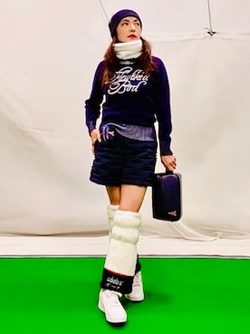 「ADABAT STREAM（アダバットストリーム）のアイテム」を使った、lennie12さん（レディース・162cm）の冬コーディネート