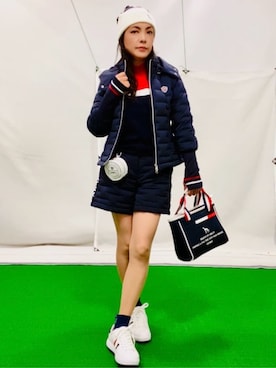 「adabat（アダバット）のアイテム」を使った、lennie12さん（レディース・162cm）の冬コーディネート