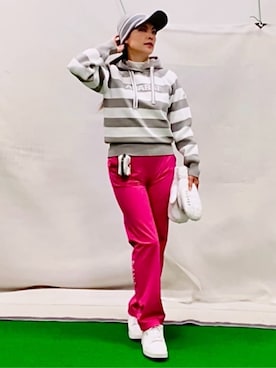 「adabat（アダバット）のアイテム」を使った、lennie12さん（レディース・162cm）の冬コーディネート