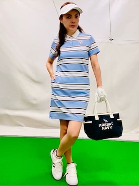 「adabat（アダバット）のアイテム」を使った、lennie12さん（レディース・162cm）の春コーディネート