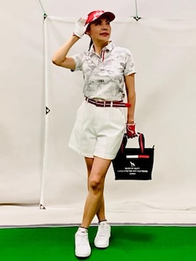 「アイテム（その他、レッド系）」を使った、lennie12さん（レディース・162cm）の春コーディネート