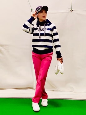 「adabat（アダバット）のアイテム」を使った、lennie12さん（レディース・162cm）の冬コーディネート