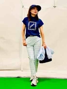 「アイテム（サンバイザー）」を使った、lennie12さん（レディース・162cm）の冬コーディネート