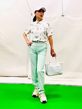 「アイテム（ベルト）」を使った、lennie12さん（レディース・162cm・50代）の春コーディネート