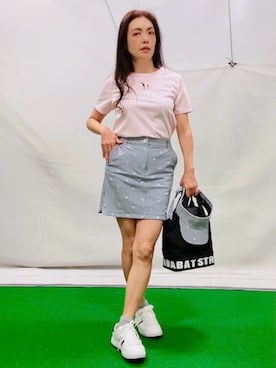 「アイテム（サンバイザー）」を使った、lennie12さん（レディース・162cm）の春コーディネート