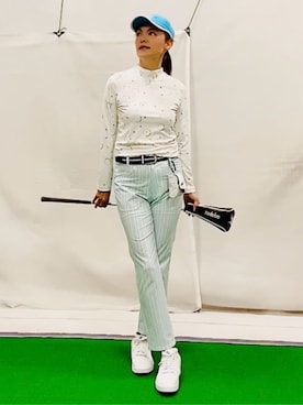 「アイテム（ベルト）」を使った、lennie12さん（レディース・162cm・50代）の夏コーディネート