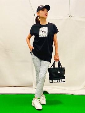 「ADABAT STREAM（アダバットストリーム）のアイテム」を使った、lennie12さん（レディース・162cm）の夏コーディネート