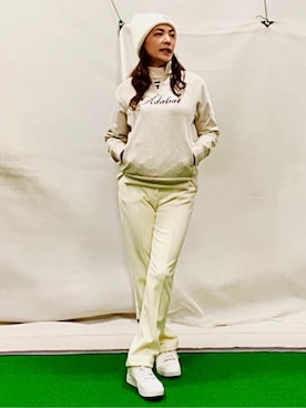 「adabat（アダバット）のアイテム」を使った、lennie12さん（レディース・162cm）の冬コーディネート