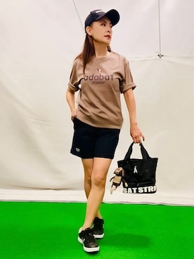 「ADABAT STREAM（アダバットストリーム）のアイテム」を使った、lennie12さん（レディース・162cm）の夏コーディネート